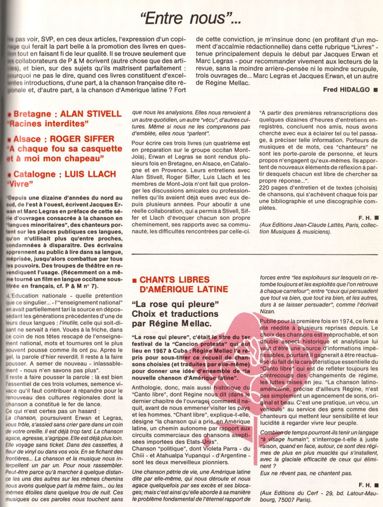 Paroles et Musique 03/1981